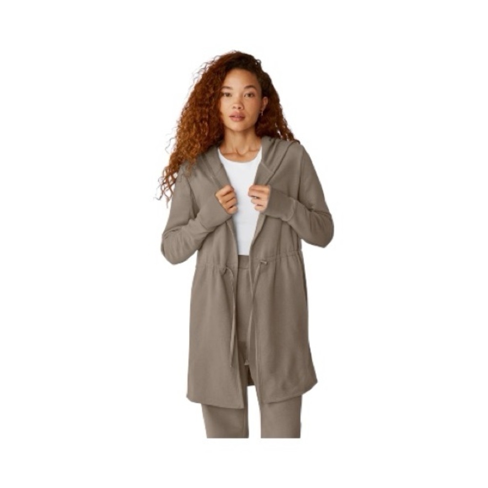 Beyond Yoga-On the go-Cozy Taupe Jacket-size large